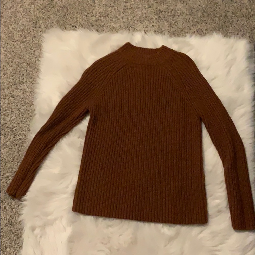 Burnt orange sweater